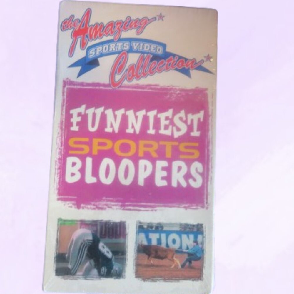 The Amazing Sports Videos Collections vintage Funniest Sports Bloopers VHS VCR.